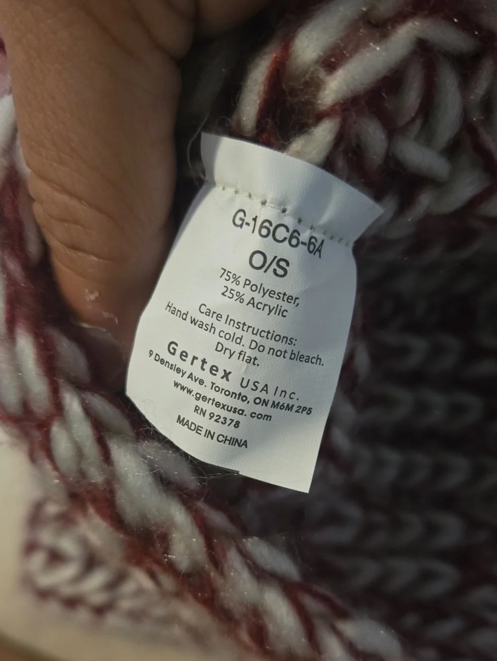 knit scarf